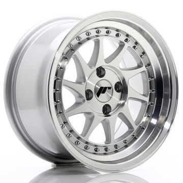 Колеса JR JR26 15x8 ET15 4x100 Silver Machined Fac