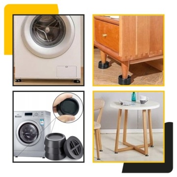 Антивибрационные накладки для посудомоечных машин резиновые антивибрационные коврики 4 шт.