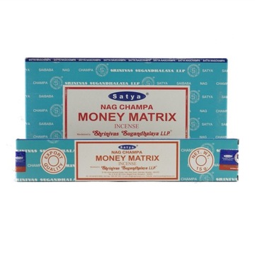 Kadzidła kadzidełka SATYA NAG CHAMPA MONEY MATRIX