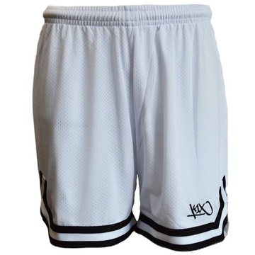 K1X Double-X Shorts Białe Męskie Spodenki na Trening Kosz - 6013698