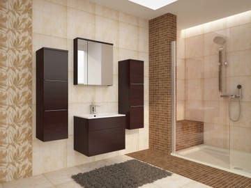 Матовая мебель для ванной комнаты Porto Wenge