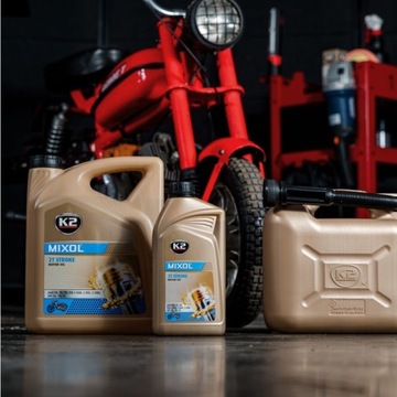 Смесь масел K2 MIXOL 5L для двухтактных двигателей 2T, масло для двухтактных двигателей