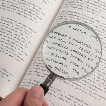 КЛАССИЧЕСКАЯ РУЧНАЯ ЛИНЗА С ЛУПОЙ