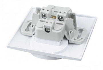 САПФИР Кнопочный выключатель Колокольчик МАТОВЫЙ СЕРЫЙ LP-6Z/m/70