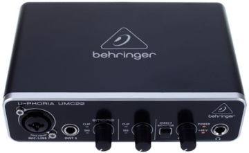 USB-аудиоинтерфейс Behringer U-Phoria UMC22
