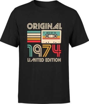 KOSZULKA MĘSKA 1974 EDYCJA LIMITOWANA 50 LAT 50TKA 3XL