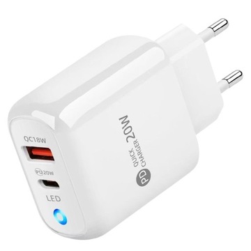 SZYBKA ŁADOWARKA SIECIOWA 20W USB C do TELEFONU