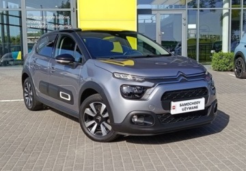 Citroen C3 III Hatchback Facelifting 1.2 PureTech 83KM 2023 Citroen C3 1.2 83KM SHINE Salon PL Serwis ASO CarPlay Czujniki parkowania, zdjęcie 3