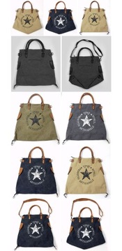 СУМКА-ШОППЕР ВИНТАЖНАЯ ЗВЕЗДА XL