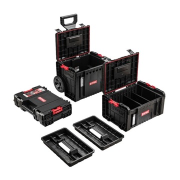 ТЕЛЕЖКА QBRICK SYSTEM PRO + ЯЩИК ДЛЯ ИНСТРУМЕНТОВ + НАБОР ИНСТРУМЕНТАЛЬНОГО КЕЙСА