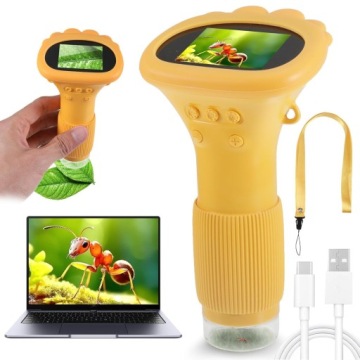Vzdělávací Mikroskop Pro Děti Dětské Učení Experiment Dárek Zoom 1000X