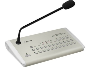 MONACOR PA-2400RC Mikrofon pulpitowy PA, strefowy