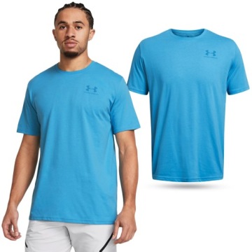 KOSZULKA MĘSKA UNDER ARMOUR T-SHIRT SZYBKOSCHNĄCA BAWEŁNA SPORT 1326799-434