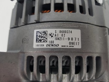 ALTERNÁTOR MOTORU BMW F40 F44 180A 8680374