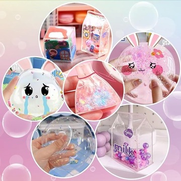 2x TAŚMA DIY NANO RÓŻOWA DO DMUCHANIA BUBBLE TAPE ZESTAW 5cm/6m NAKLEJKI