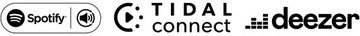TAGA Harmony HTR-1500CD Black CD 2.0 Система BT DAB+, Tidal, Spotify, Deezer