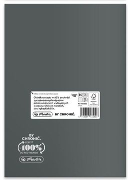 Zeszyt z okładką PP B5 60k HERLITZ Ocean Eco 80%