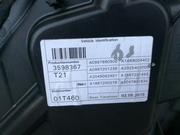 MERCEDES GLE ML W166 ZVEDÁK SKEL PRAVÝ PŘEDNÍ EU