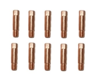 ZESTAW 10 SZT KOŃCÓWEK PRĄDOWYCH MB15 1,0 M6 ALU