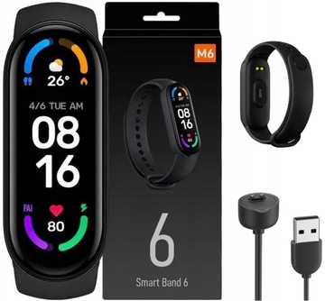 SMARTBAND M6 СМАРТ-ЧАСЫ ЖЕНСКИЕ МУЖСКИЕ ДЕТСКИЕ РЕСПУБЛИКИ СПОРТИВНЫЕ