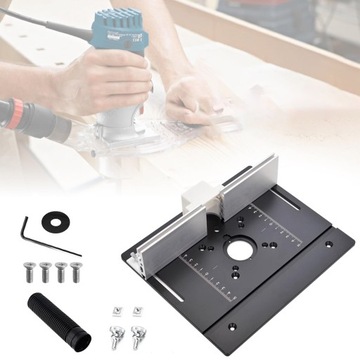 АЛЮМИНИЕВАЯ ПЛИТА ДЛЯ ФРЕЗЕРНОГО СТАНКА ВСТАВКИ ДЛЯ СТОЛА ЧЕРНАЯ ПЛИТА