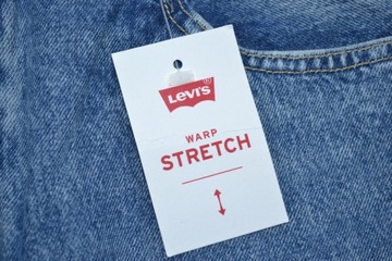 LEVIS 501 WARP STRETCH CROSBY STRAIGHT SPODNIE JEANS MEN 38/34