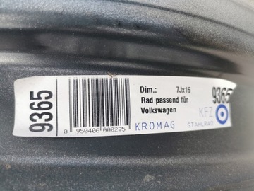 DISK OCELOVÝ KFZ 7.0" X 16" 5X120 ET 54