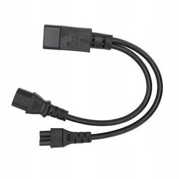 Y Splitter Wtyczka zasilająca IEC 320 C14 Męski