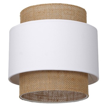 ABAŻUR KLOSZ DO LAMPY WISZĄCEJ JUTOWY WARSTWOWY
