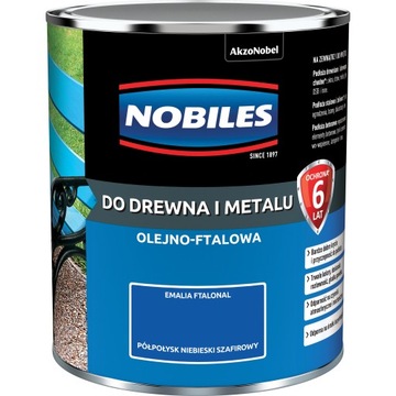 Nobiles FTALONAL 0,7L Niebieski szafirowy