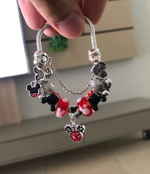 Модульный браслет Микки Маус Микки Маус 20 см Детский кулон