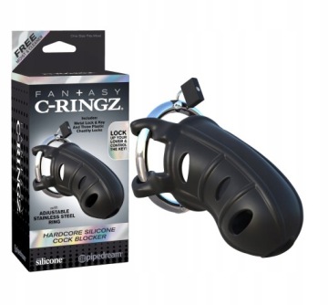 Стимулятор-HARDCORE SILICONE COCK BLOCK BLACK