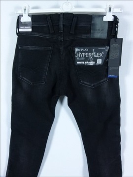 Replay Anbass Hyperflex jeans slim W30 L32 z metką
