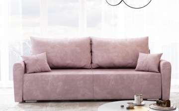 KANAPA SOFA LILY ROZKŁADANA FUNKCJA SPANIA WELUR