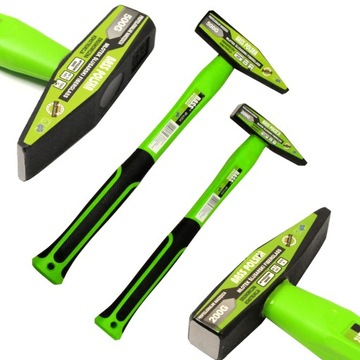 BASS MŁOTEK ŚLUSARSKI ZESTAW 2 MŁOTKÓW FIBERGLASS