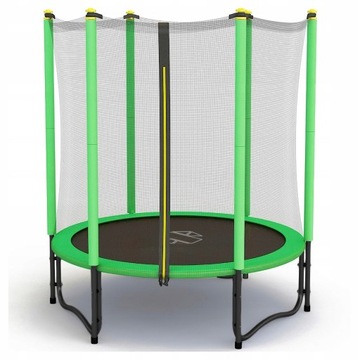 TRAMPOLINA OGRODOWA z siatką DOMOWA BATUT DLA DZIECI 140cm BEZPIECZNA 4,6FT