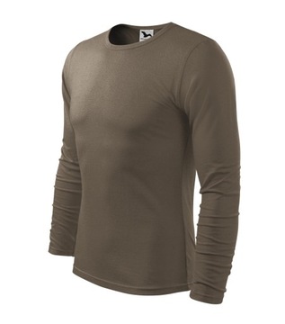 Мужская футболка с Malfini Fit-T LS 119 160G Army Malfini Malfini