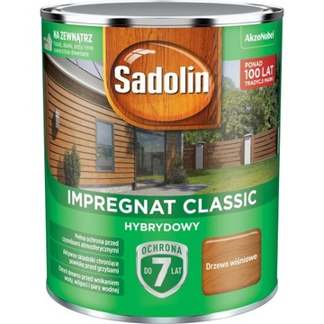 SADOLIN CLASSIC ПРОПИТКА ВИШНЕВОЕ ДЕРЕВО 0,75л