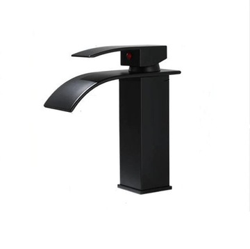 Bateria umywalkowa czarna Black Matte