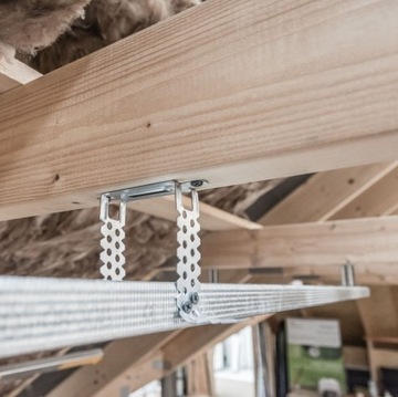 ПОДВЕСКА BUDMAT FLAT ES для ПОТОЛКОВ ИЗ ПЛИТ GKY, ПРОФИЛЯ CD60 60/125мм 100 шт.