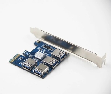 АДАПТЕР ПОРТОВ PCI-E RISER SPLITTER V1