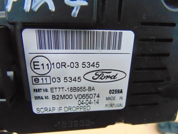FORD FIESTA MK7 DISPLEJ OBRAZOVKA DESKY ET7T-18B955-BA