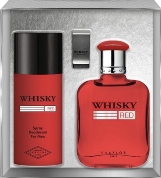 WHISKY ZESTAW TRZYELEMENTOWY RED