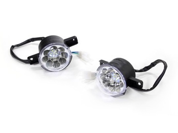 LAMPA PRZÓD ATV 125 LED OKRĄGŁA LEWA / PRAWA KOMPL