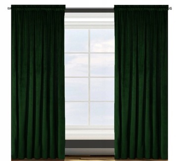 ZASŁONA WELUR NA ŻABKI 140x250 GRUBA VELVET GOTOWA