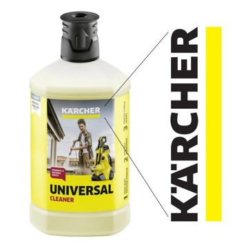 PŁYN KARCHER 1000ML UNIWERSALNY DO PLASTIKU DREWNA MEBLI FELG PŁYTEK BIO
