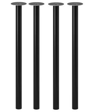 IKEA ADILS nogi regulowan 4 szt CZARNE stół biurko