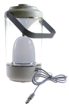 АККУМУЛЯТОРНАЯ КЕМПИНГОВАЯ ФОНАРЬ С ФУНКЦИЕЙ POWERBANK TIROSS TS1982 БЕЛАЯ