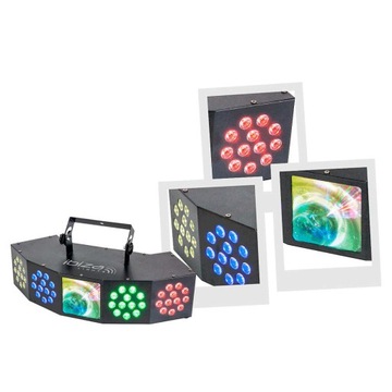 Световой эффект Ibiza 3-в-1 COMBI-FX4