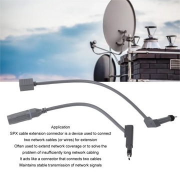 Кабель Starlink 1200 Мбит/с, разъем RJ45 1 RJ 2 SPX для адаптеров расширения